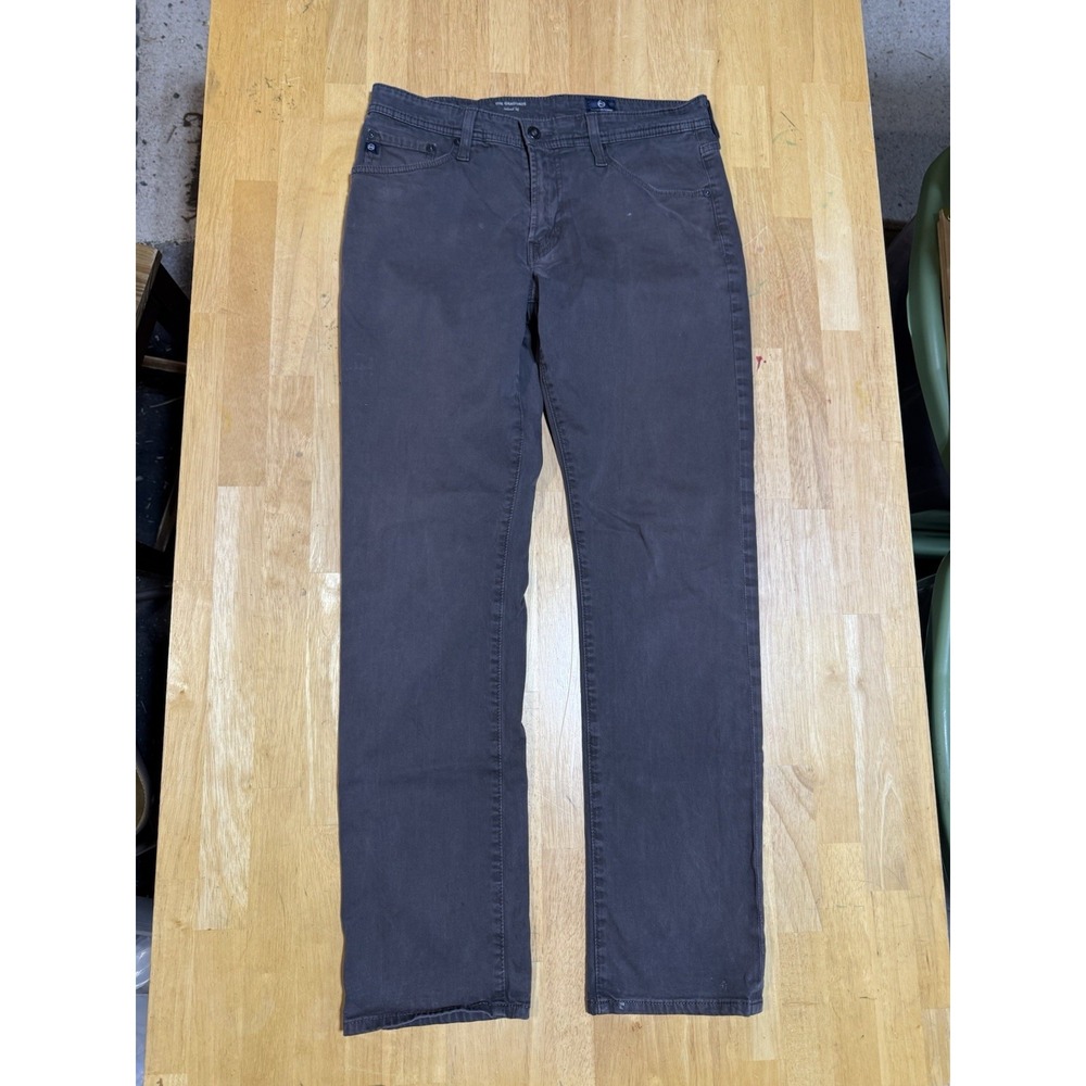 AG Adriano Goldschmied The Graduate Tailored Leg Pants Men's 31x32 Black